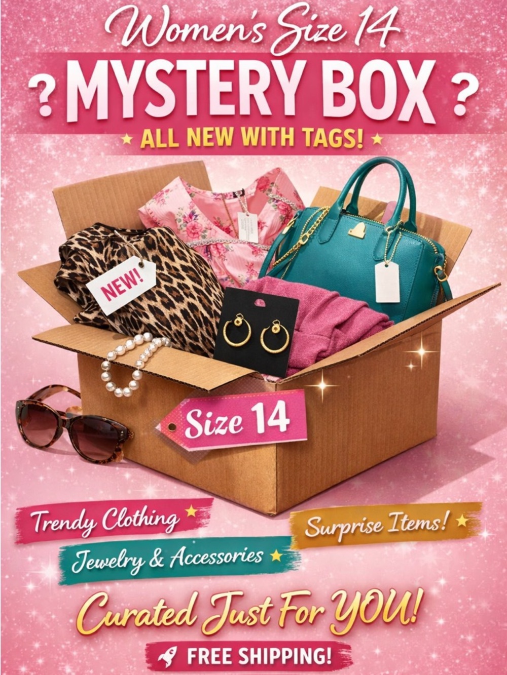 ALL New With Tags (NWT) Women’s Mystery Box???📦